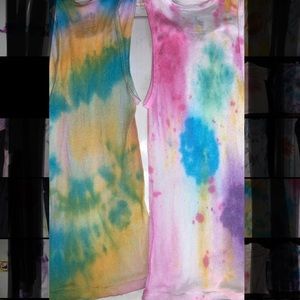 Tie dyes tops